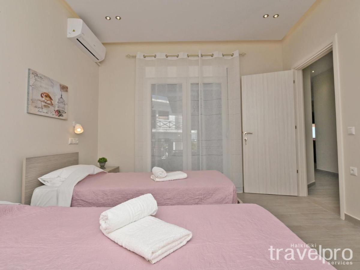 Sabbia Apartments Seafront By Rentalspro Services - Nea Moudania Halkidiki Ngoại thất bức ảnh