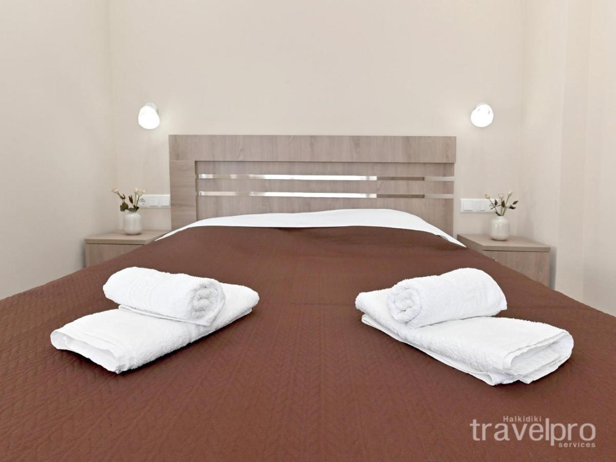 Sabbia Apartments Seafront By Rentalspro Services - Nea Moudania Halkidiki Ngoại thất bức ảnh