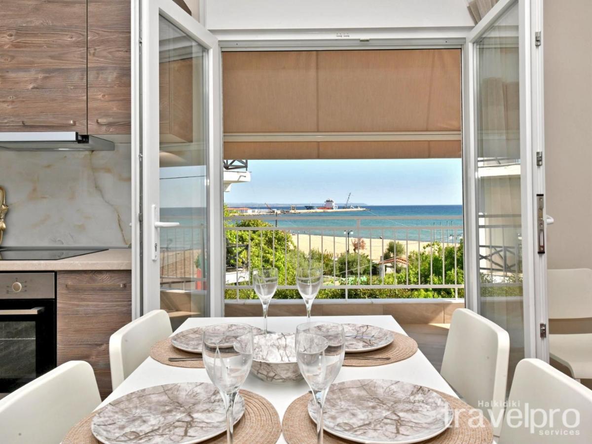 Sabbia Apartments Seafront By Rentalspro Services - Nea Moudania Halkidiki Ngoại thất bức ảnh