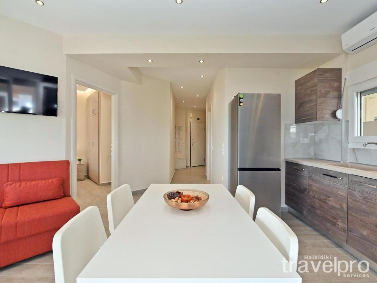 Sabbia Apartments Seafront By Rentalspro Services - Nea Moudania Halkidiki Ngoại thất bức ảnh